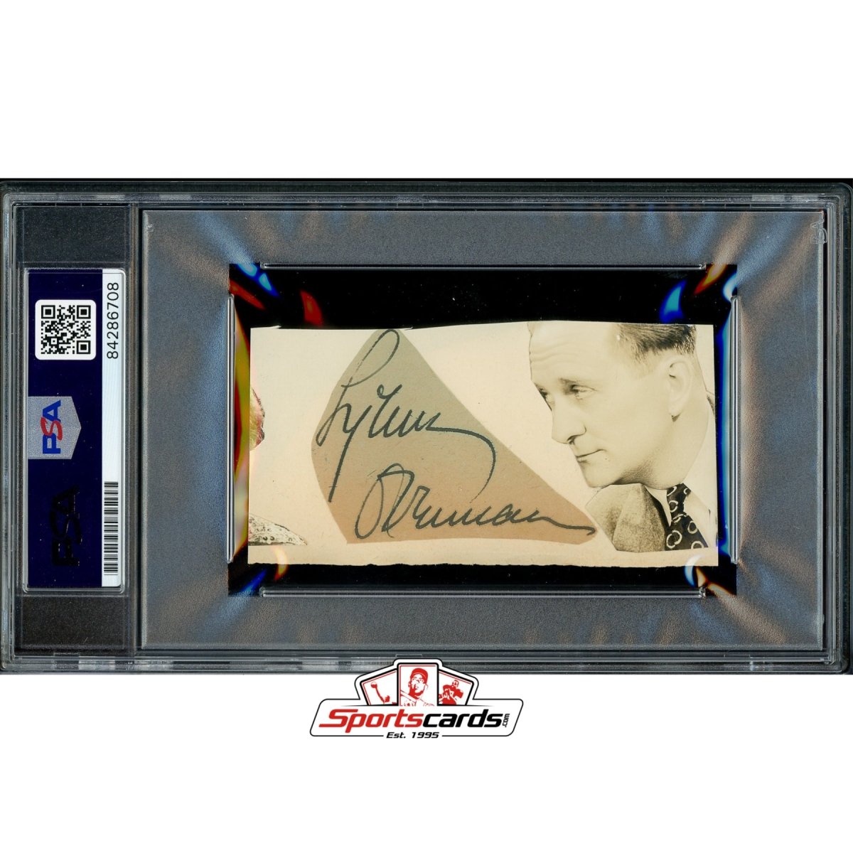 Nat Pendleton (d.1967) Signed Cut Autograph PSA/DNA