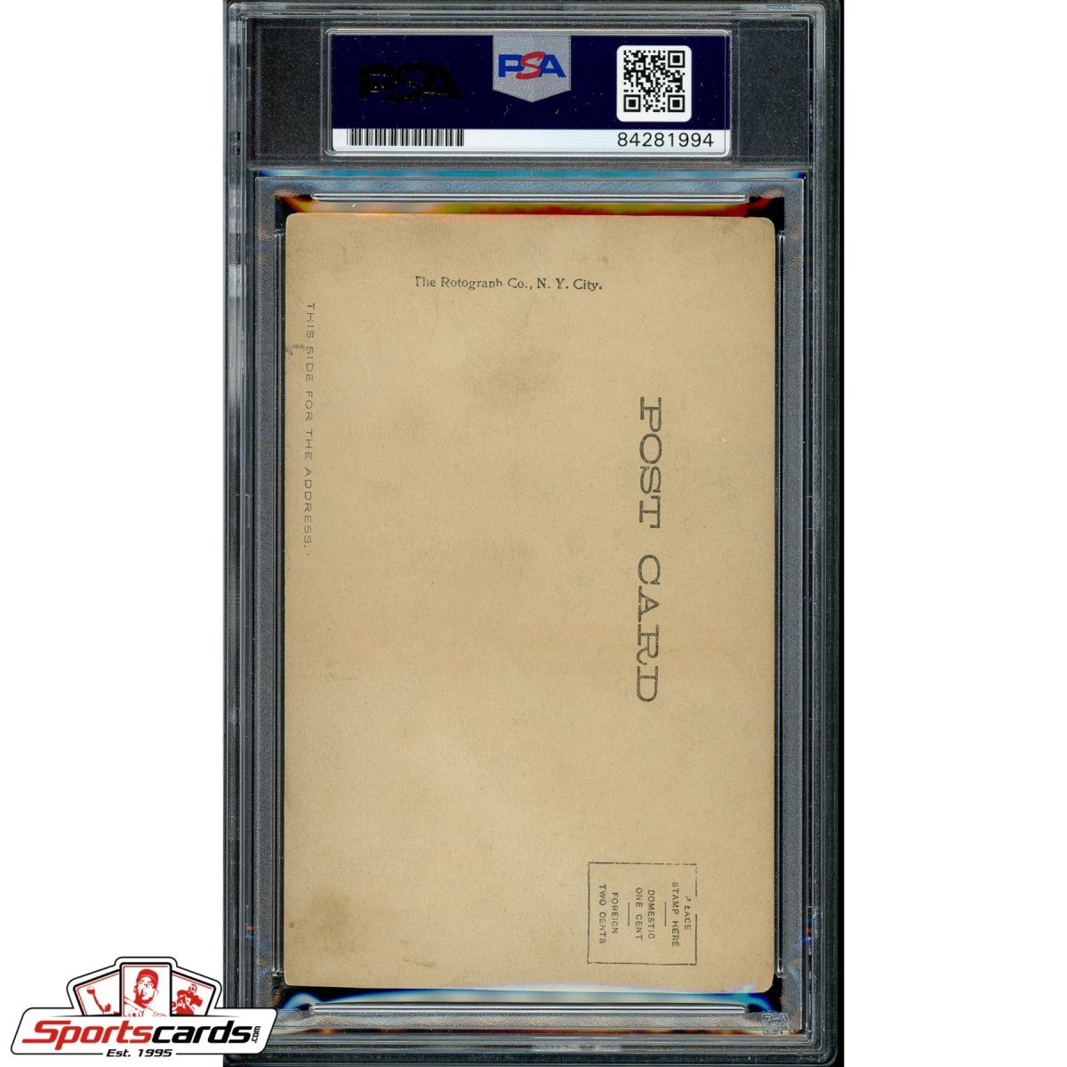 William S. Hart Signed Postcard Autograph PSA/DNA