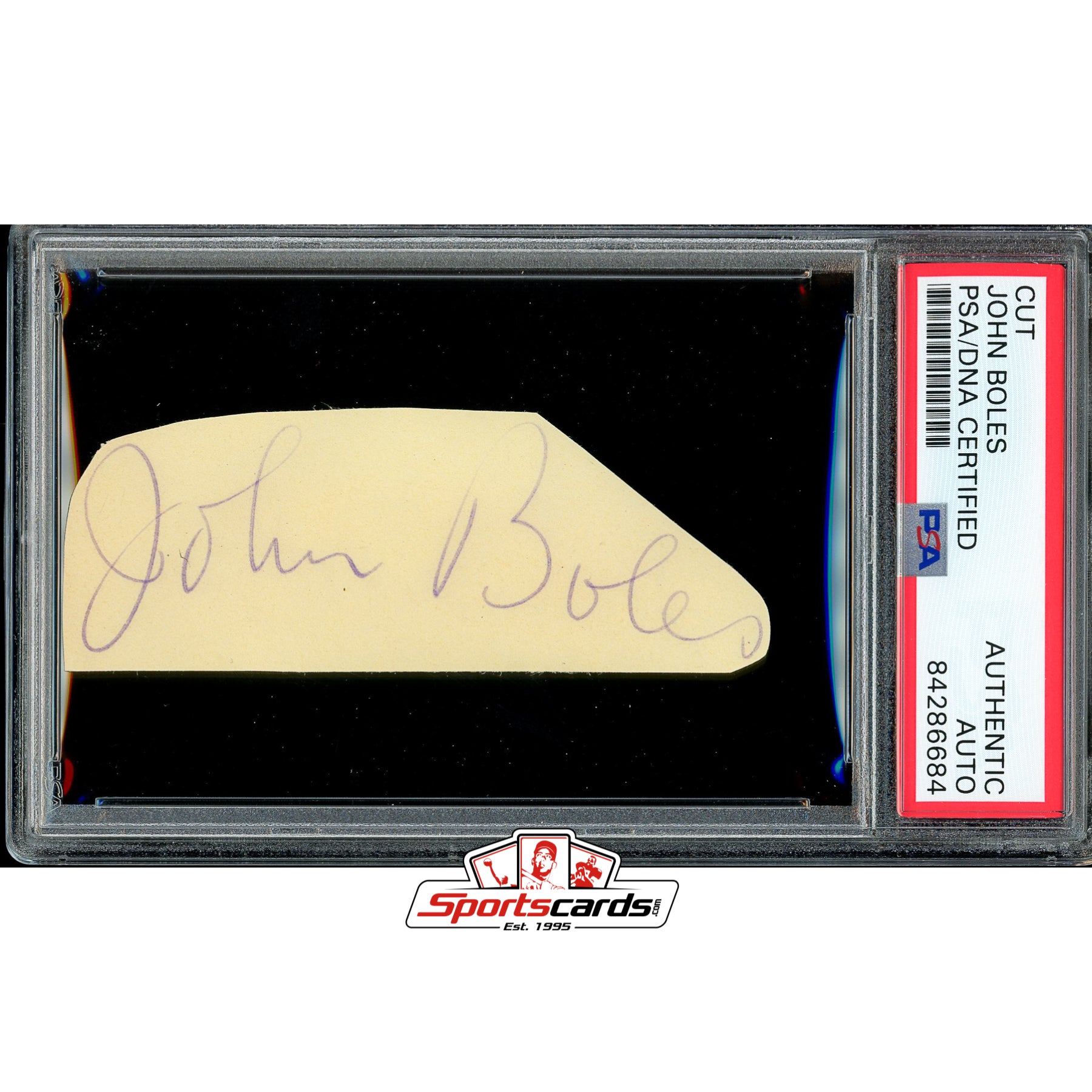 John Boles (d.1969) Signed Cut Autograph PSA/DNA Frankenstein