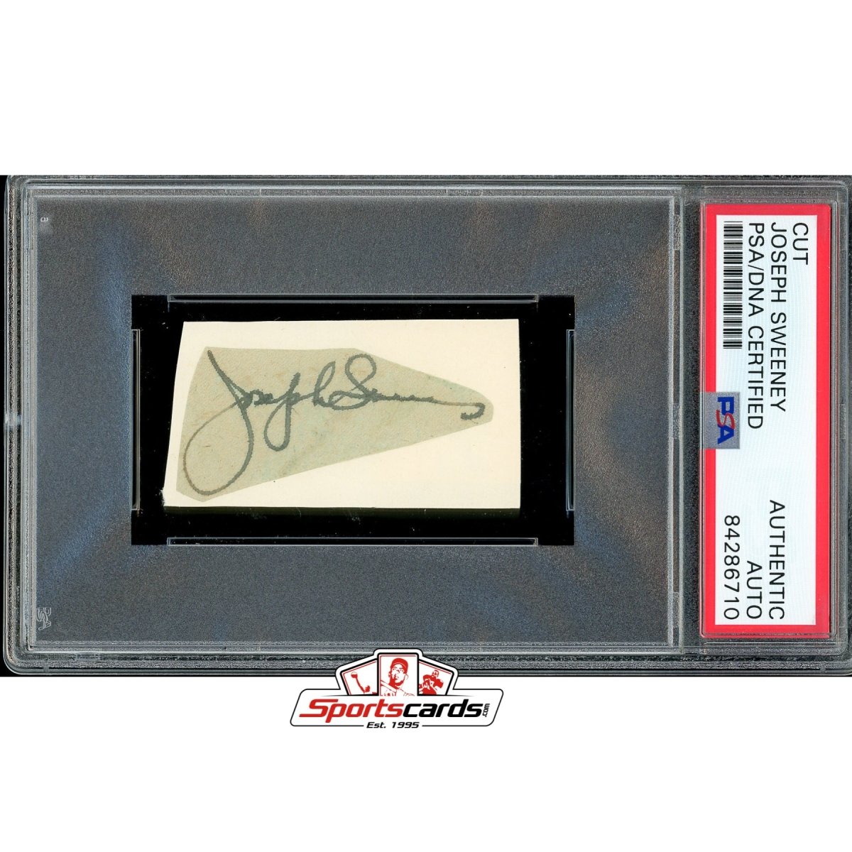 Joseph Sweeney (d.1963) Signed Cut Autograph PSA/DNA 12 Angry Men