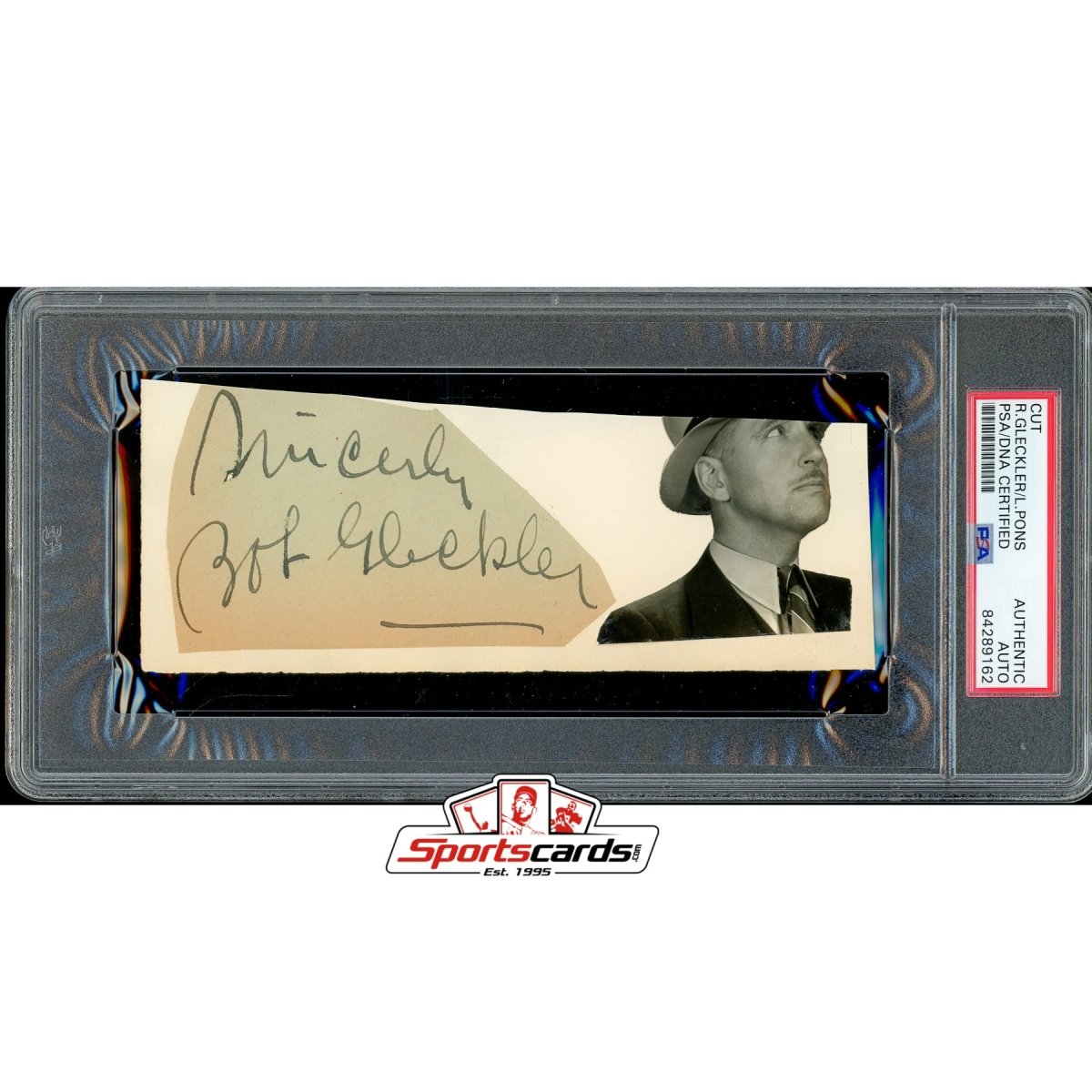 Robert Gleckler &amp; Lily Pons Signed Cut Autograph PSA/DNA