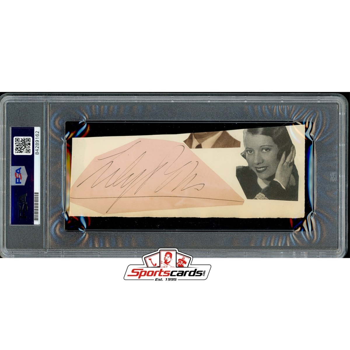 Robert Gleckler &amp; Lily Pons Signed Cut Autograph PSA/DNA