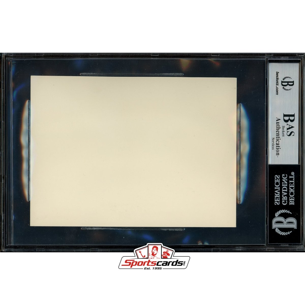 Stanley Reed (d.1980) Auto Signed Supreme Court Card Beckett BAS