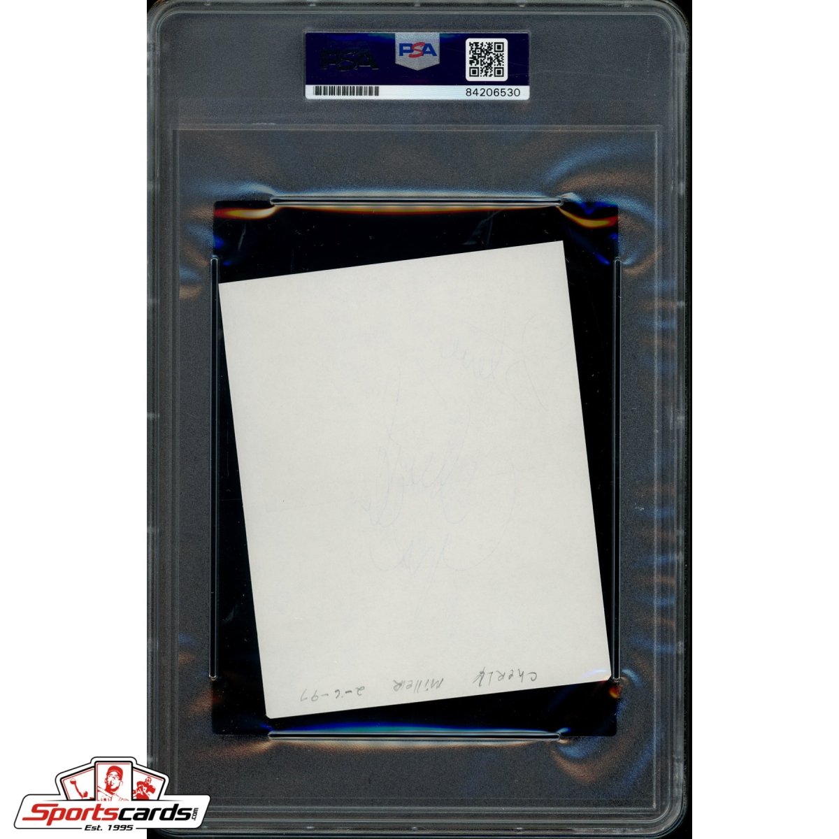 Cheryl Miller Auto Signed Cut PSA/DNA Actress