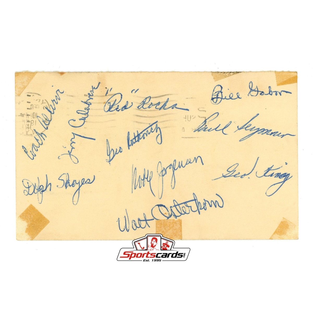 1951-52 Syracuse Nationals Team Autographed Signed GPC