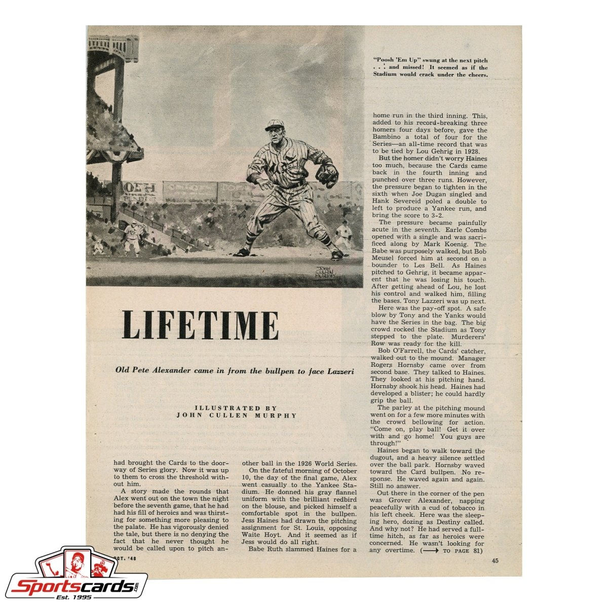 Ed Moose Krause &amp; Bill Earley Signed Autographed Magazine Photo BAS