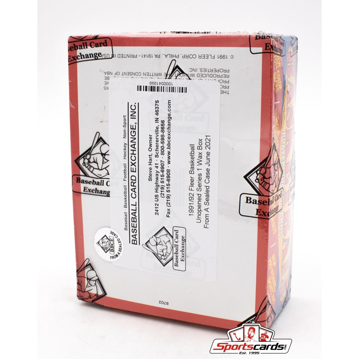 1991-92 Fleer Basketball Series 1 Sealed Box BBCE FASC From A Sealed Case