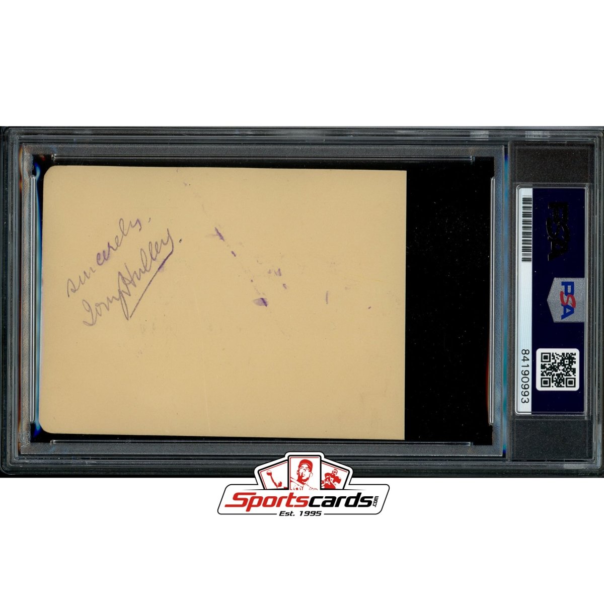 Yvonne Arnaud Autograph Signed Album Page PSA