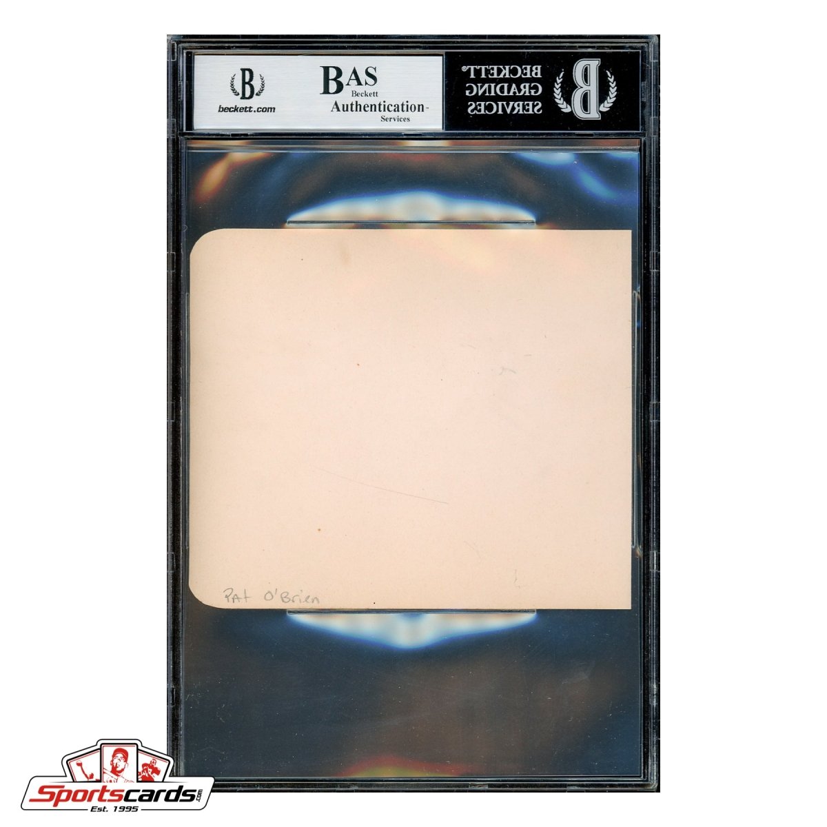 Pat O'Brien Signed Auto Album Page Beckett BAS Authentic - Played Knute Rockne