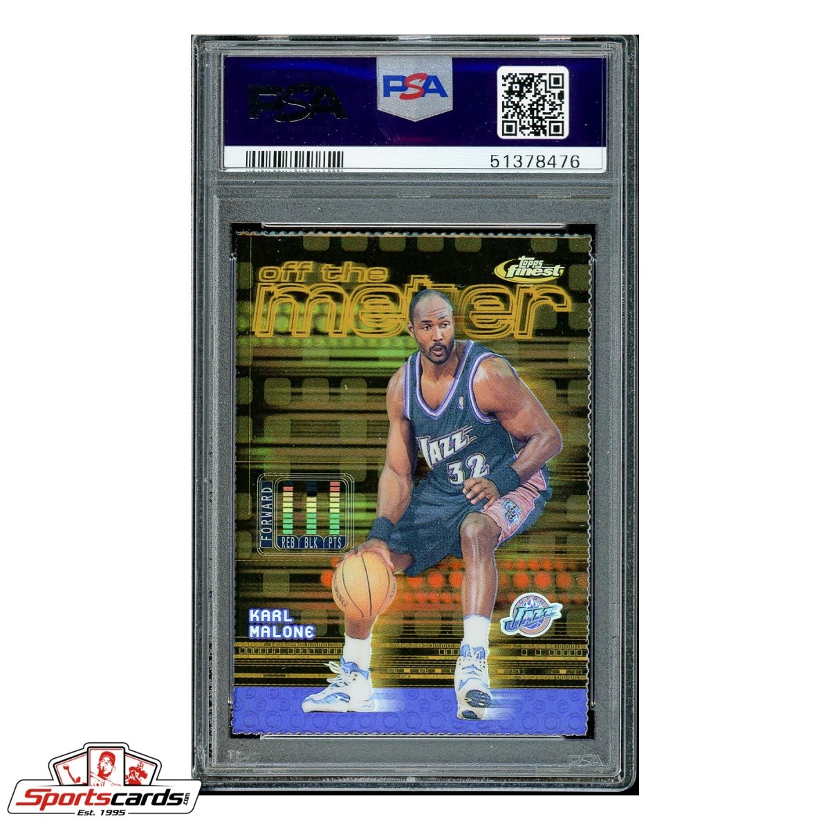 2000-01 Topps Finest Malone Webber Gold Refractor #157 PSA Gem Mint 10 - POP 1