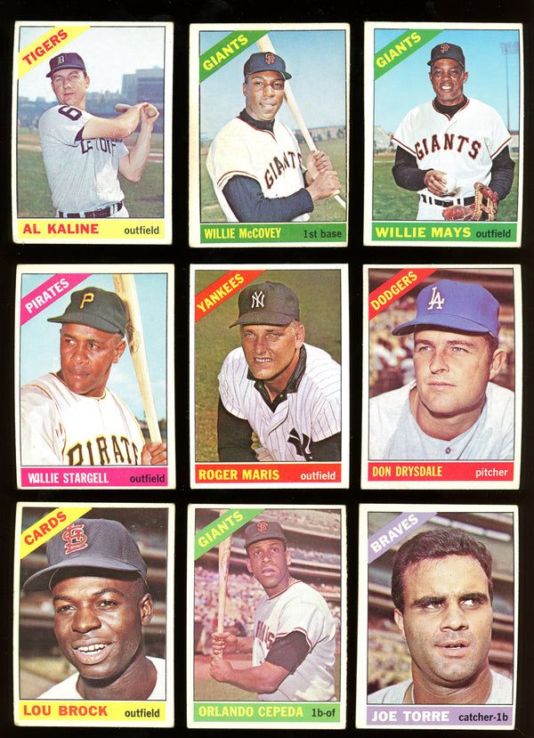 1966 TOPPS BASEBALL COMPLETE SET BREAK - 8 CARDS PER BOX! - Sportscards.com