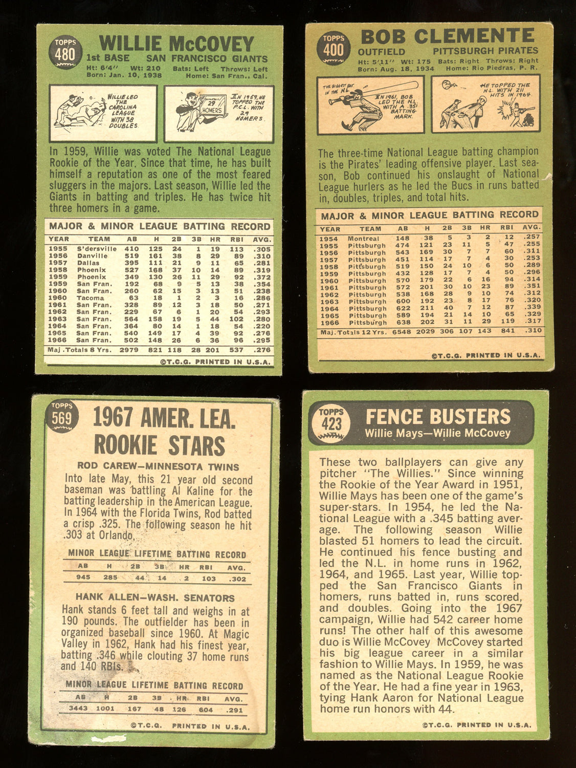 1967 TOPPS BASEBALL COMPLETE SET BREAK - 9 CARDS PER BOX