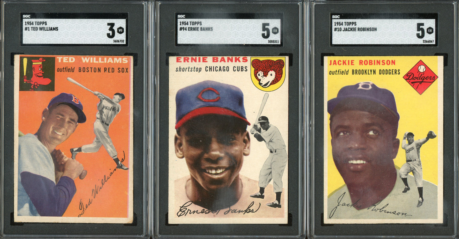 1959 Topps #350 Ernie Banks Chicago Cubs Baseball Card Sgc 7 Nm