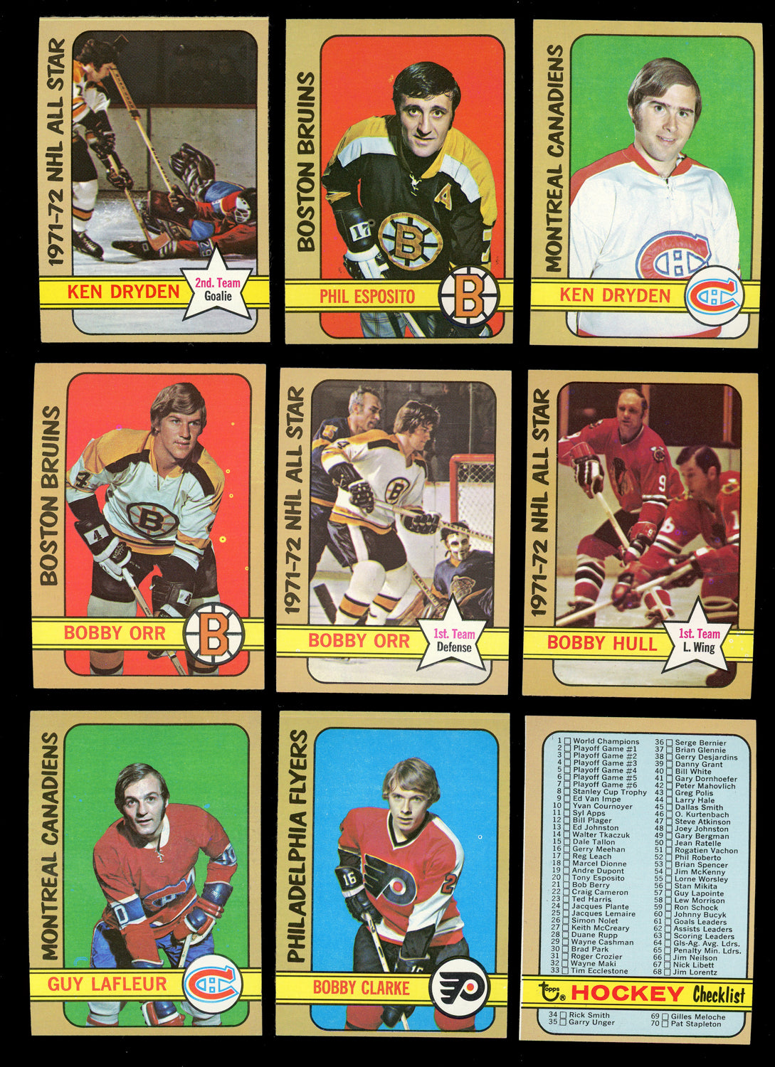 Topps Ken Dryden Ice Hockey Sports Trading Cards for sale