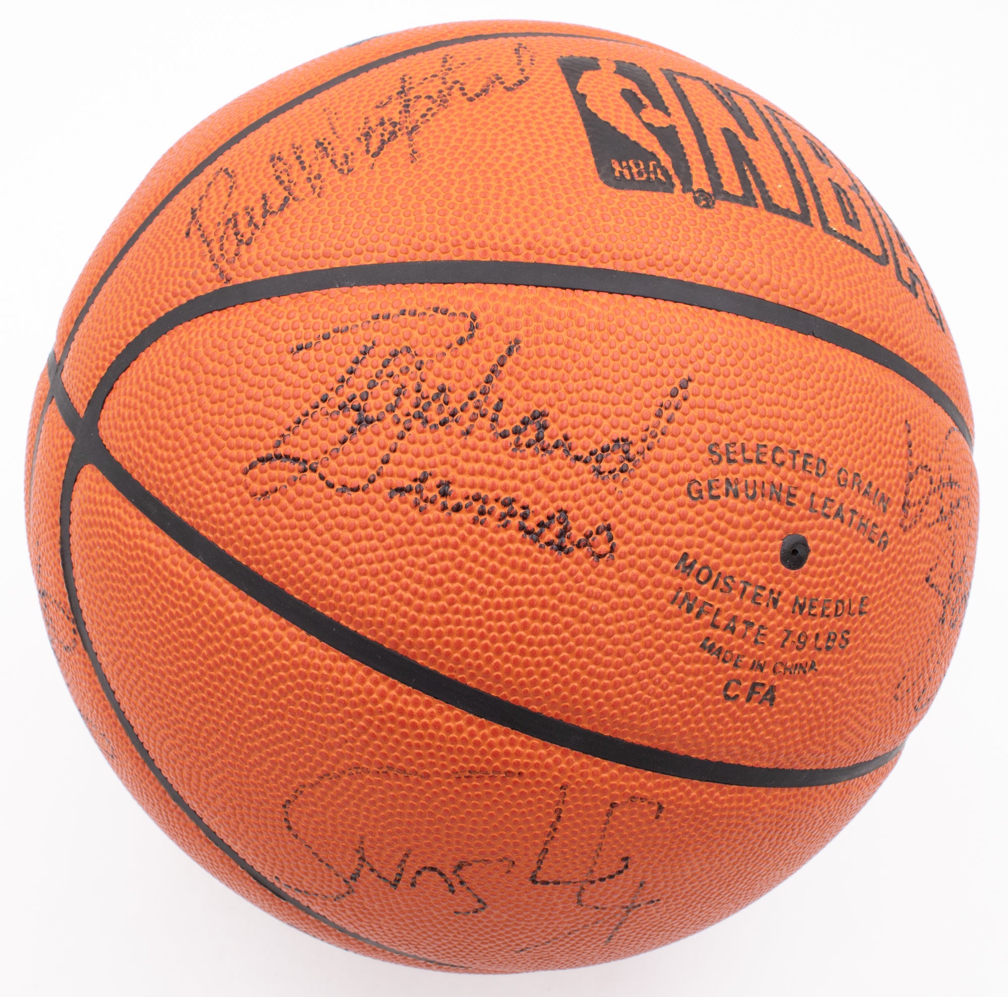 1992/93 Phoenix Suns (Western Conference Champions!) Team Signed Basketball BAS LOA