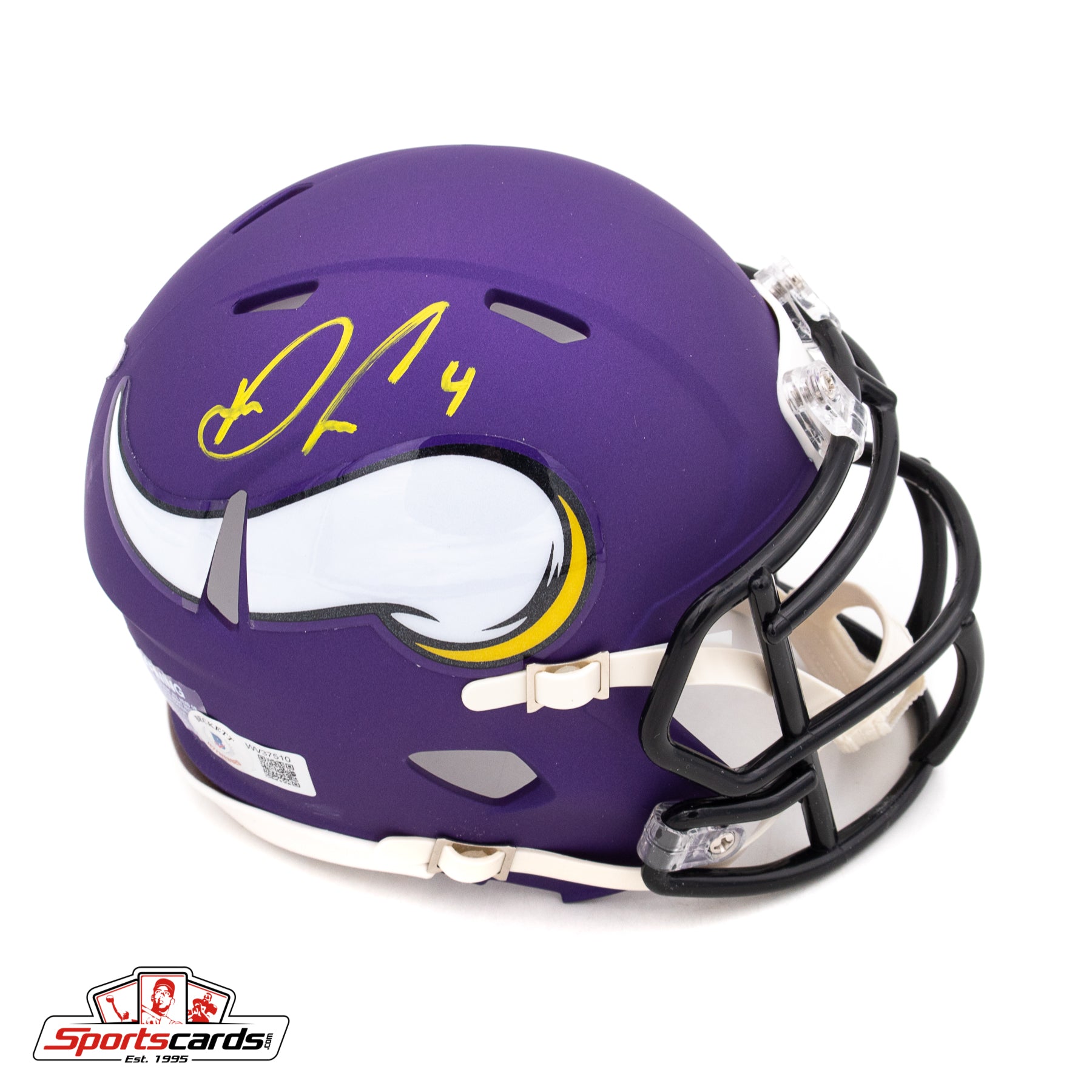 Dalvin cook hot sale autographed helmet