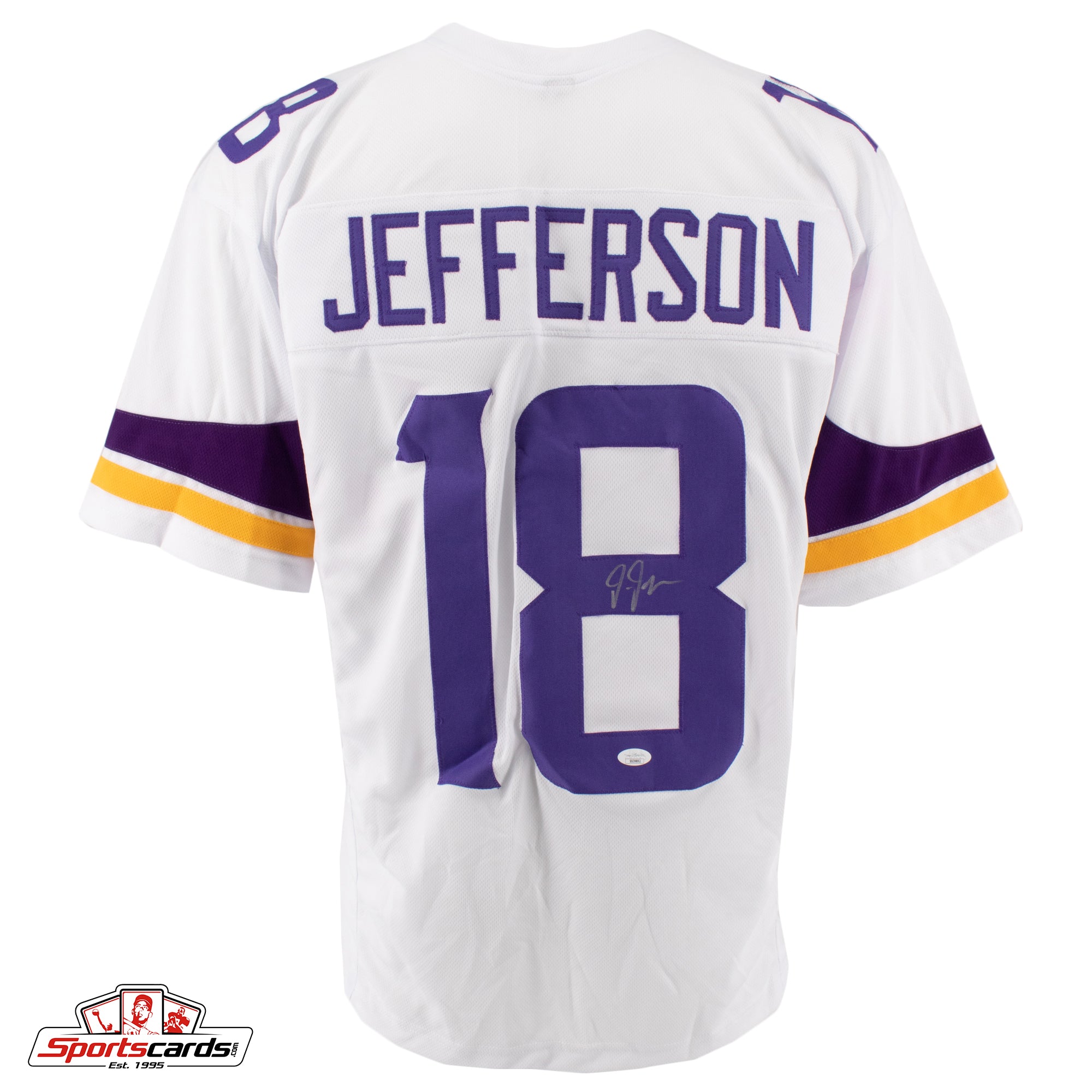 Justin Jefferson Signed Autographed Custom Jersey JSA COA