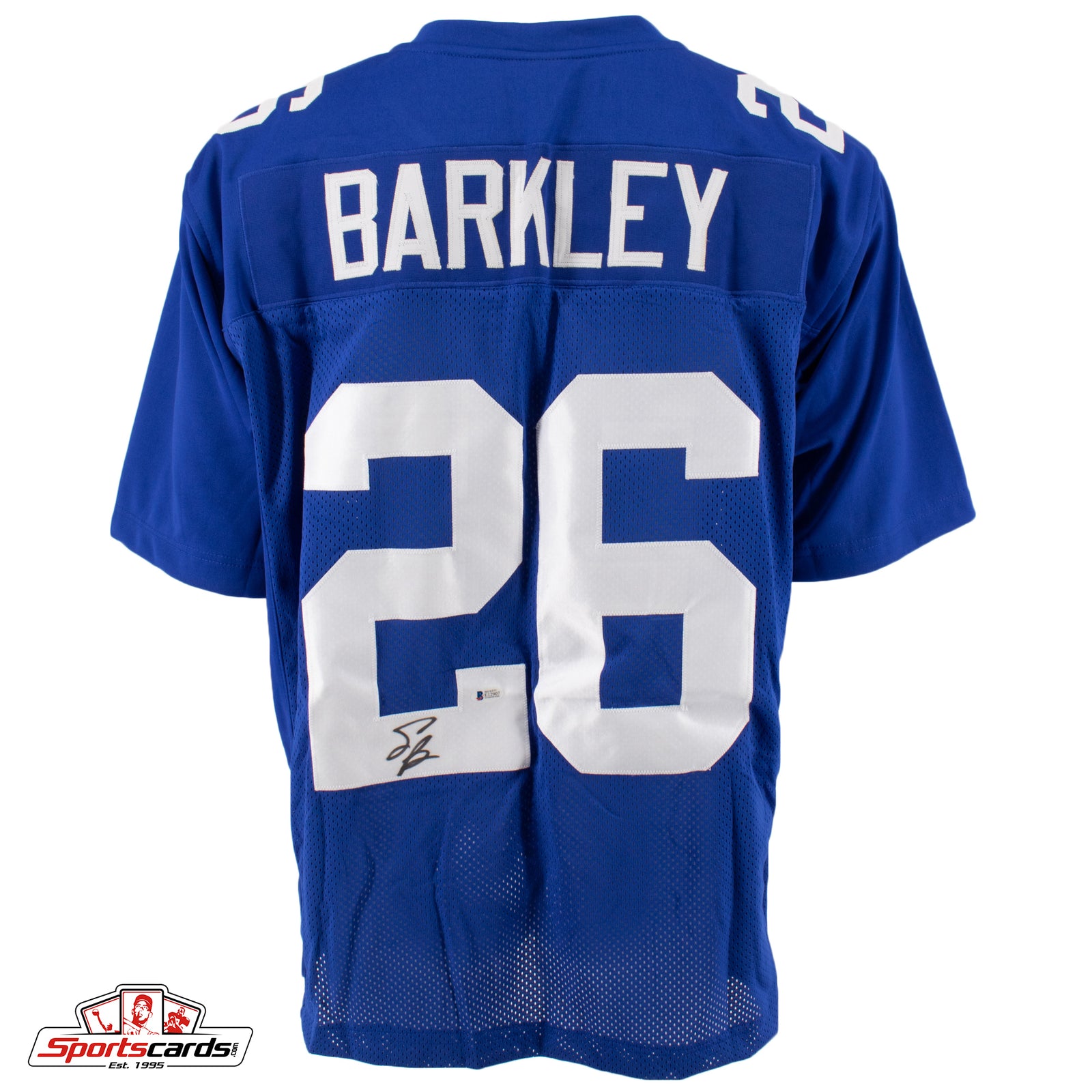 Saquon Barkley Signed New York Giants Custom Jersey (JSA Signature Debut  COA)