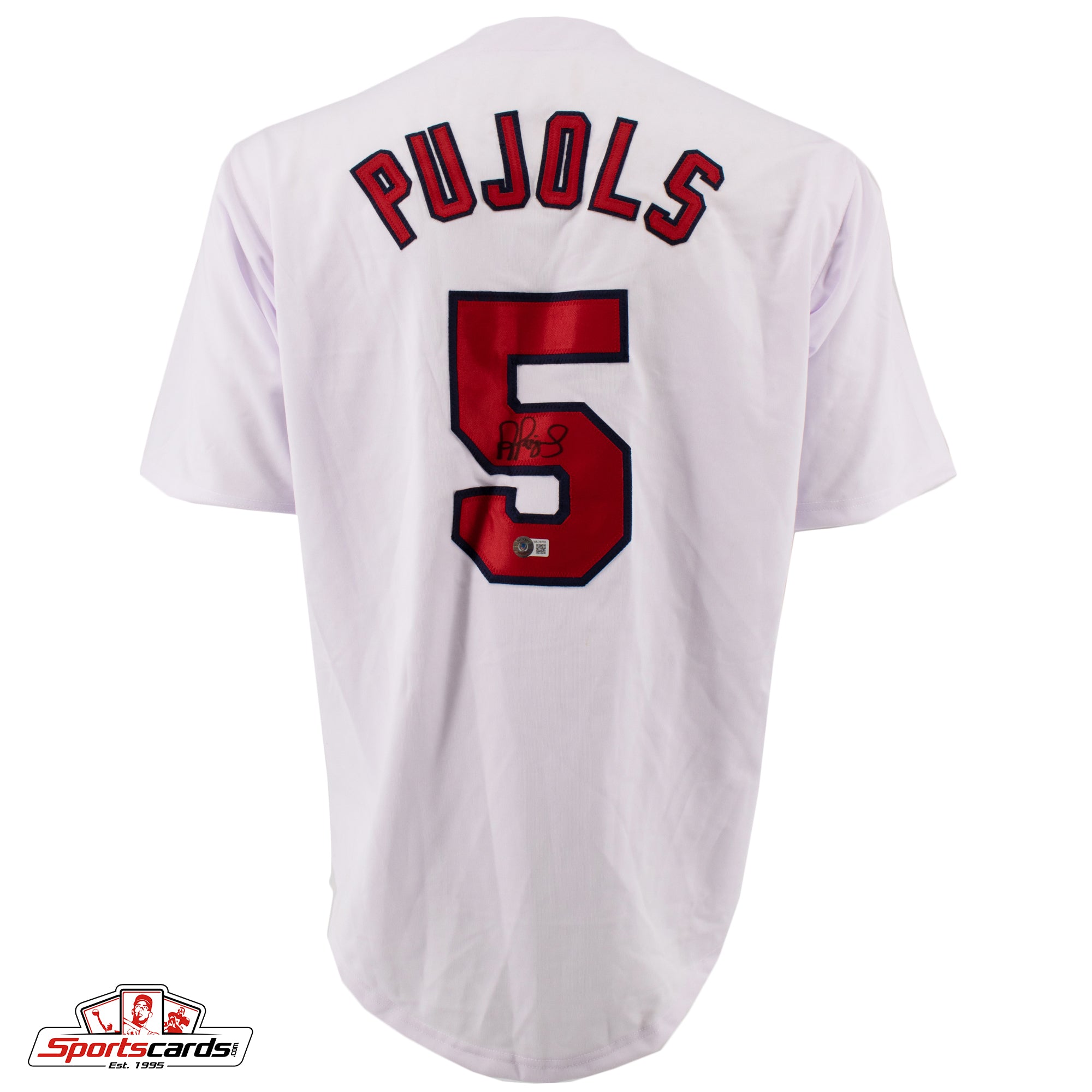 Albert Pujols Signed Autographed Jersey Beckett (BAS) Witnessed