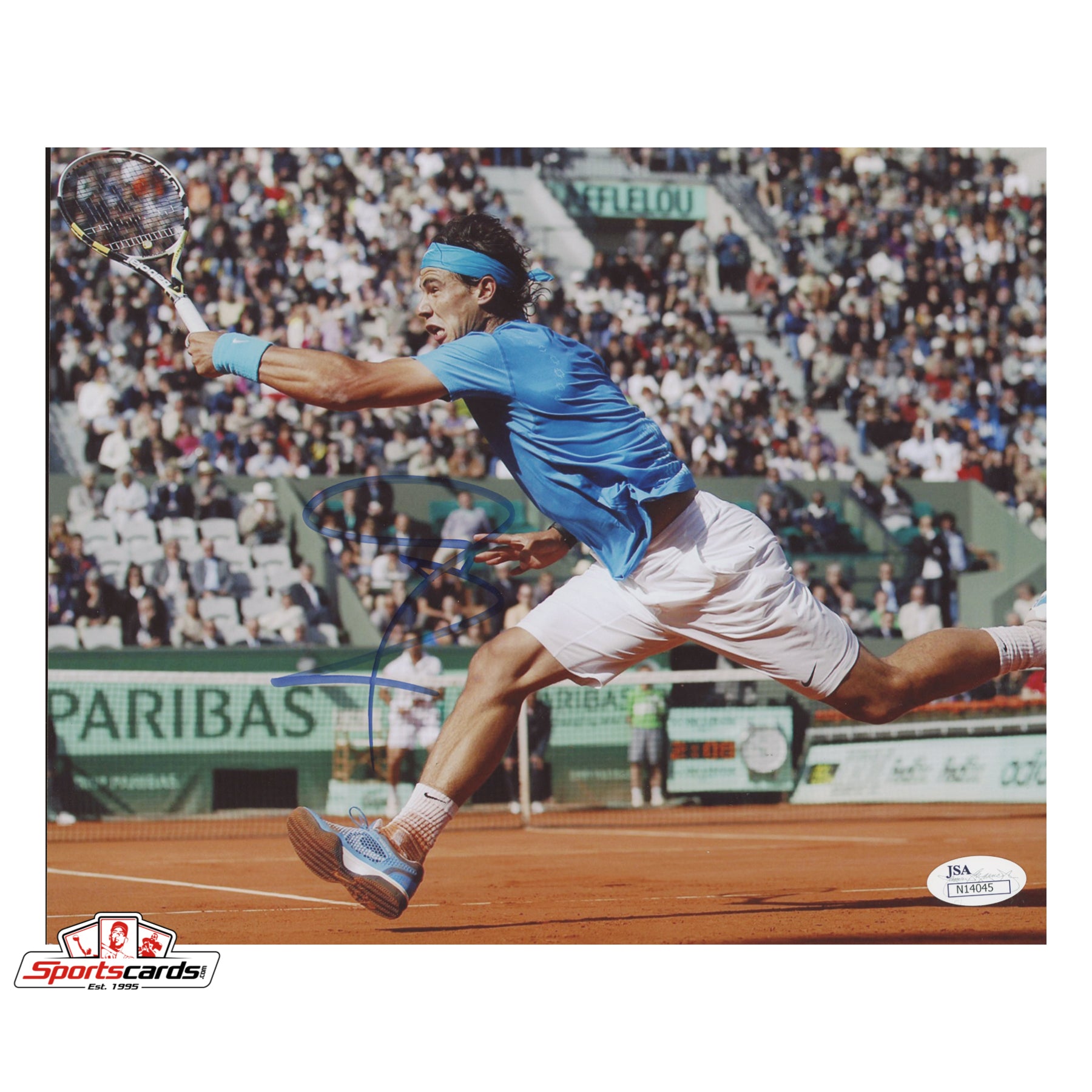 Rafael Nadal Signed 8x10 Photograph - JSA COA