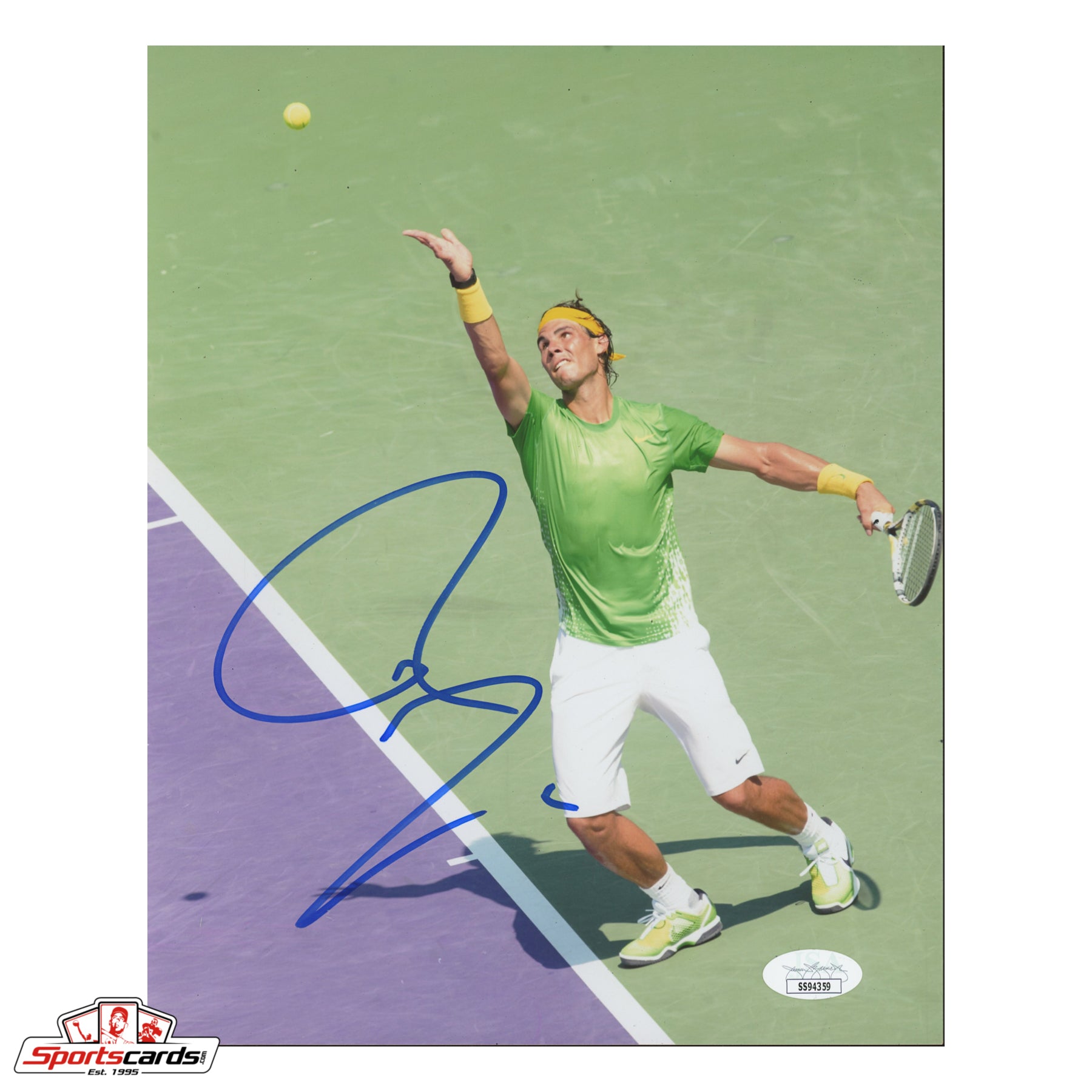 Rafael Nadal Signed 8x10 Photograph - JSA COA