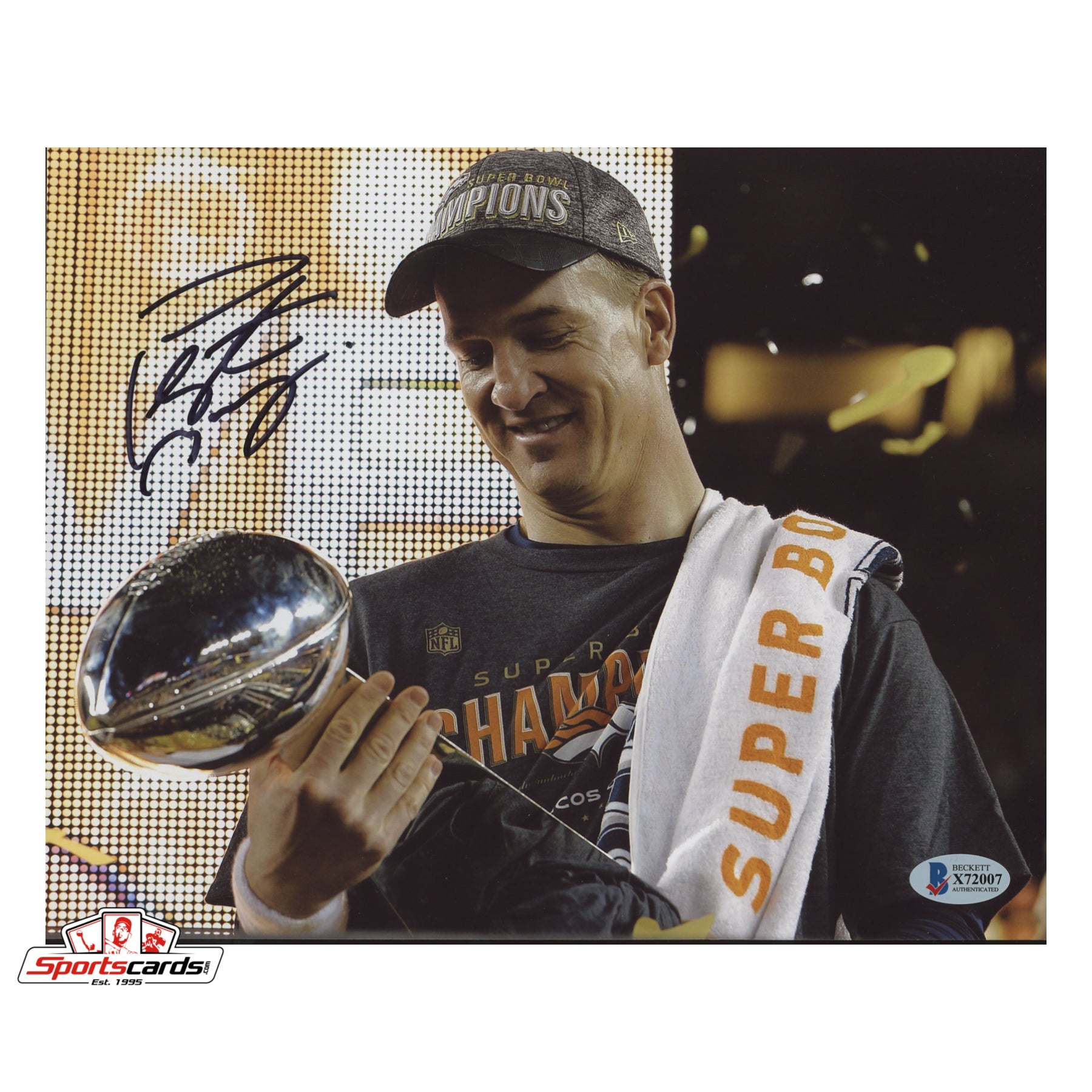 Peyton Manning Signed Autographed 8x10 Photograph Beckett BAS COA