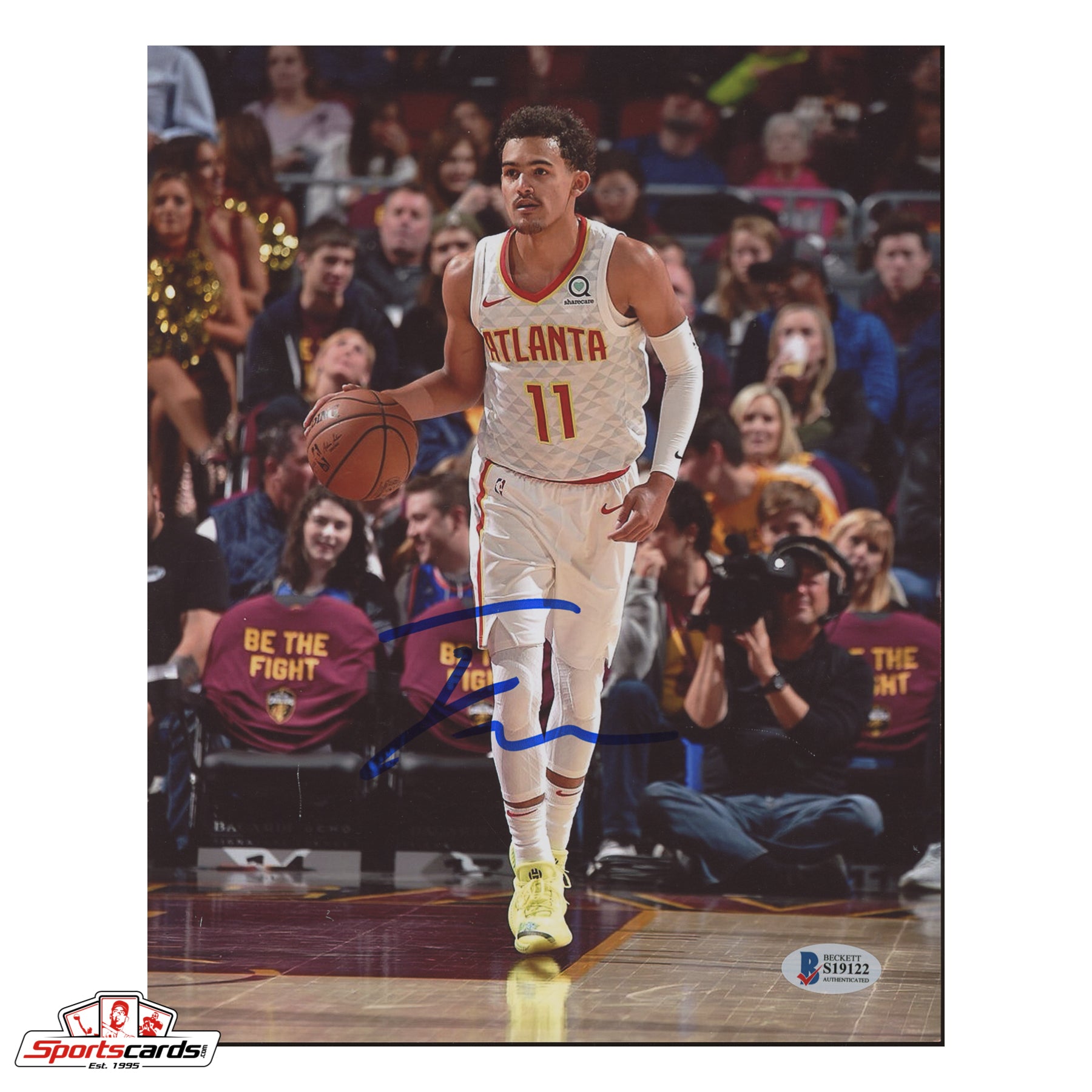 Trae Young Signed Autographed 8x10 Photograph Beckett BAS COA