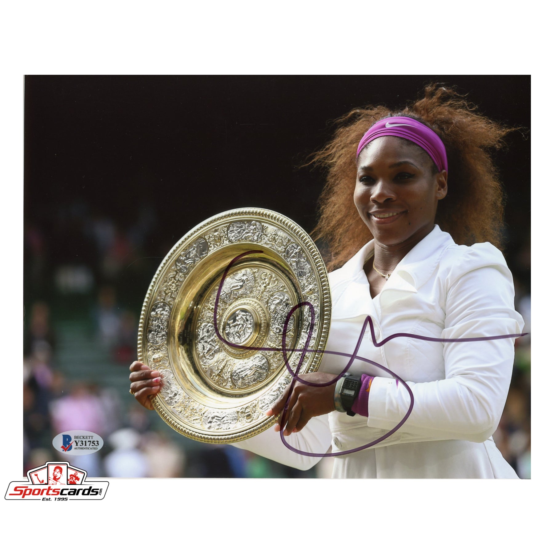 Serena Williams Signed 8x10 Photograph - BAS COA