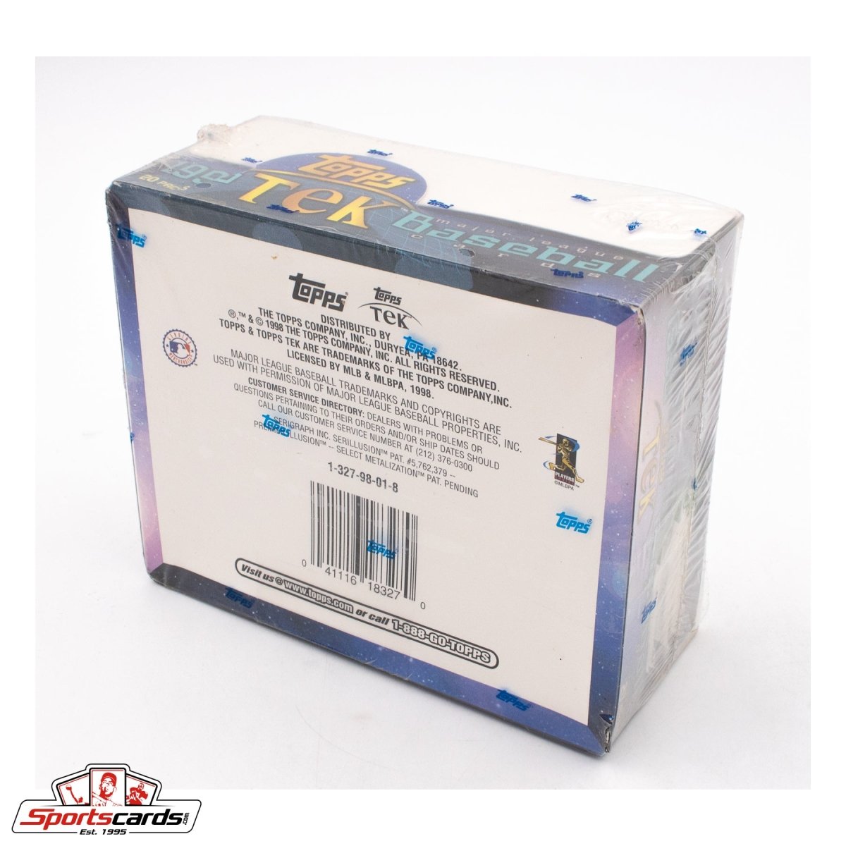 1998 Topps Tek MLB Baseball Factory Sealed Box