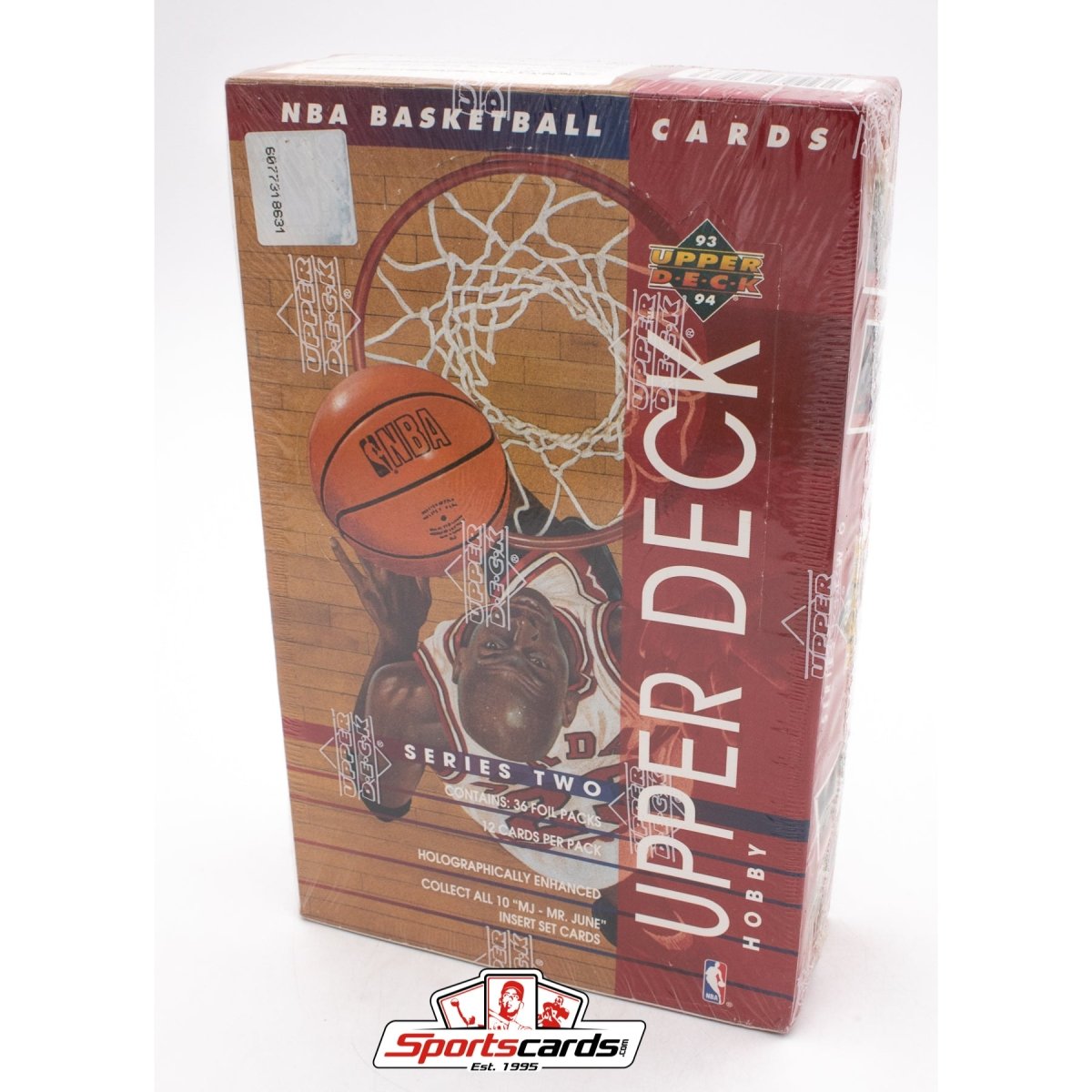 1993-94 Upper Deck NBA Basketball Series 2 Hobby Factory Sealed Box