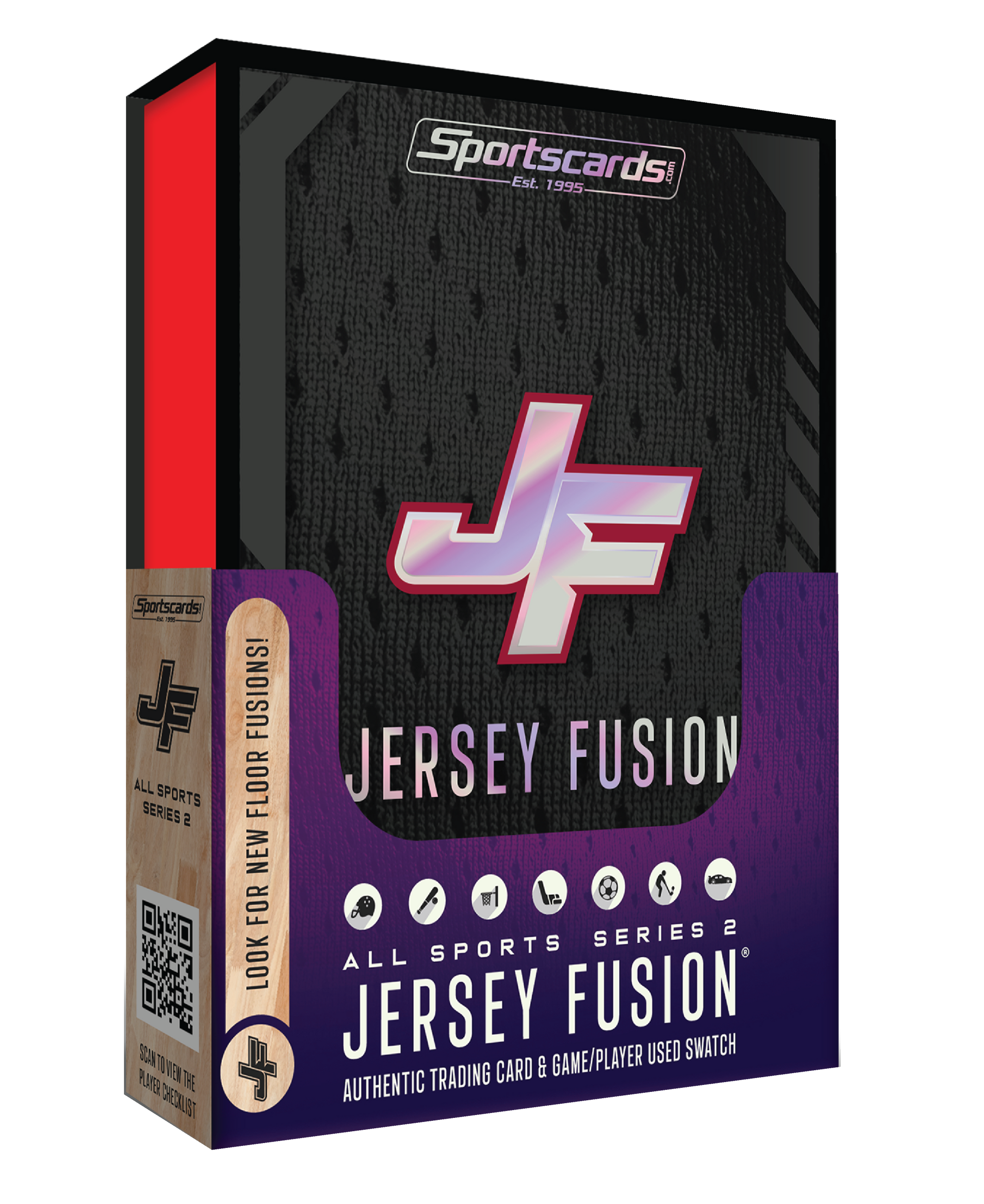 2021 Sportscards.Jersey Fusion Multi Sport Authentic, Original Trading Card  with a Game/Player Worn Swatch or Patch