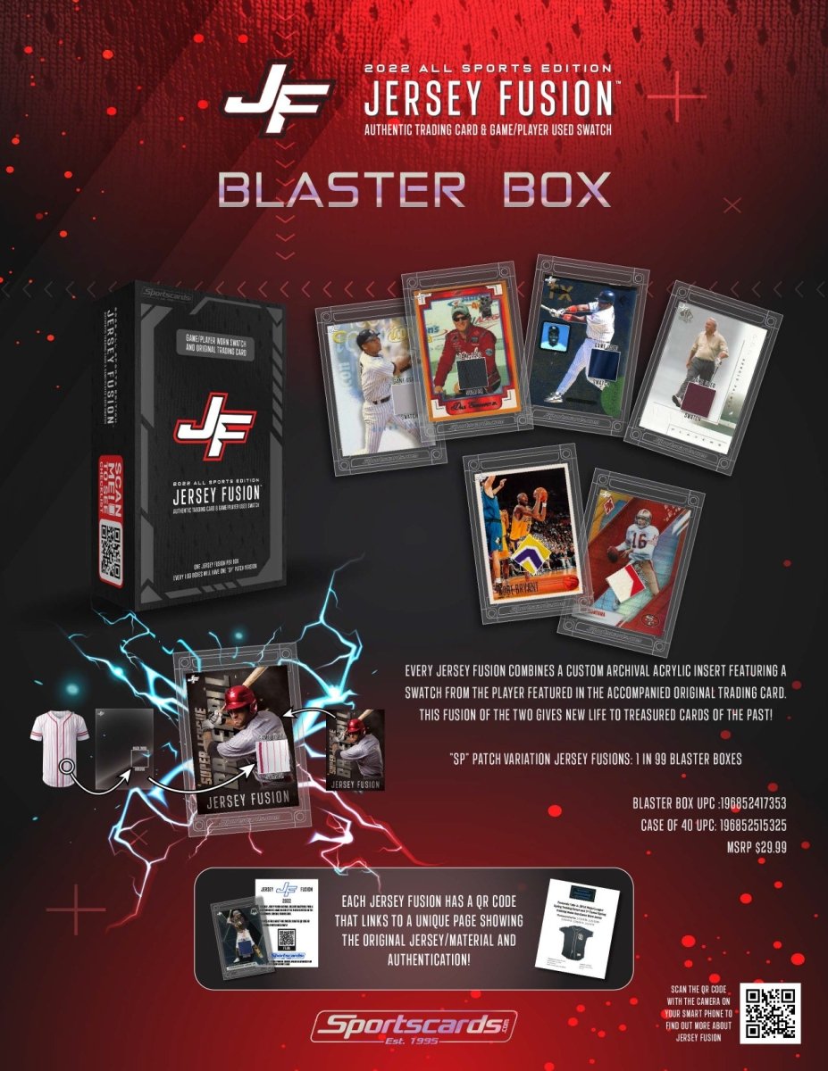 JERSEY FUSION ALL-SPORTS BLASTER BOX - 1 Jersey Fusion per Box!