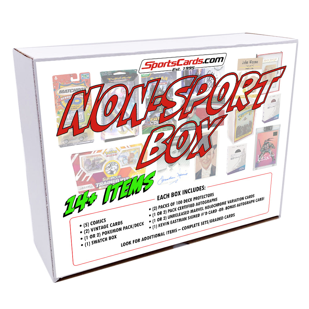 NON-SPORT VARIETY BOX - 14+ ITEMS PER BOX! AUTOGRAPHS/MEMORABILIA & MORE