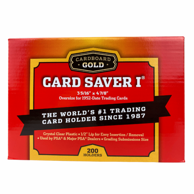 CARD SAVER 1 (CASE/2,000) - SEMI-RIGID HOLDERS FOR GRADING SUBMISSIONS