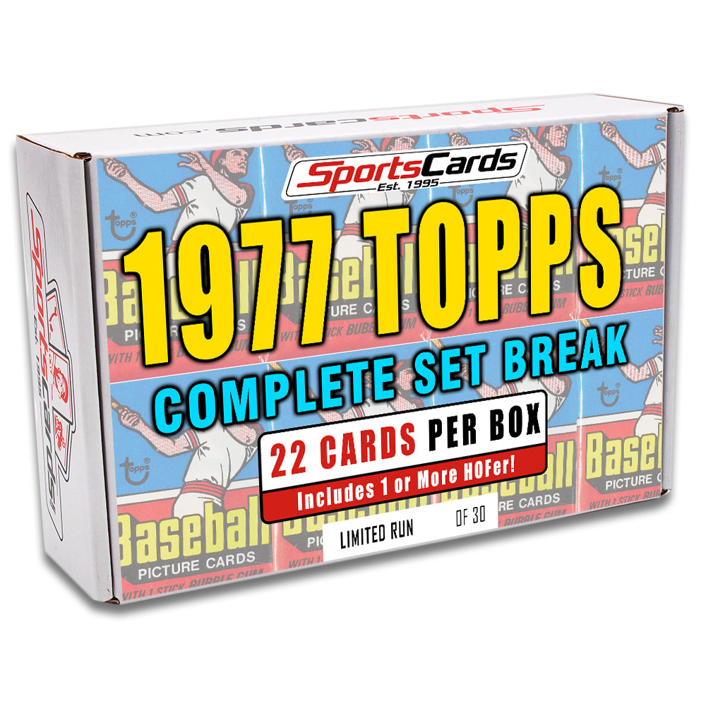 1977 TOPPS BASEBALL COMPLETE SET BREAK – 22 CARDS PER BOX! 1 OR MORE HOFer in EVERY BOX!