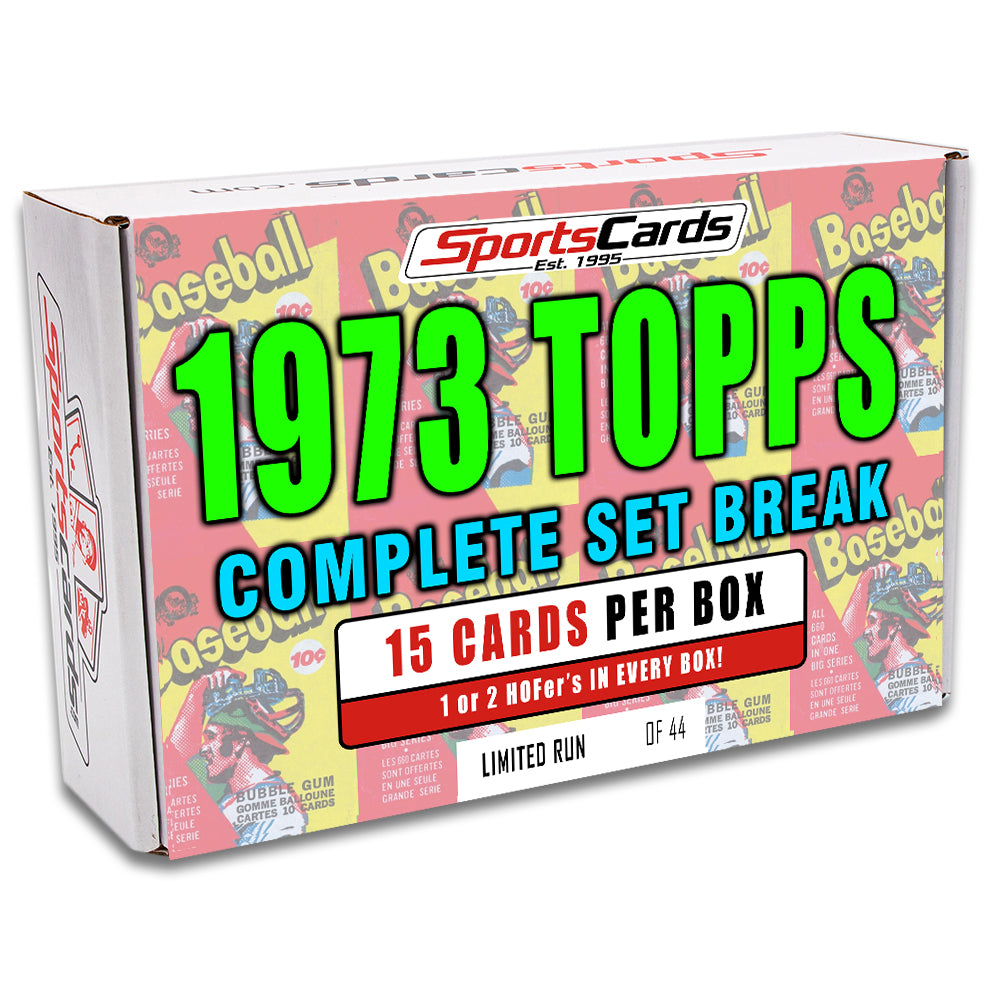 1973 TOPPS BASEBALL COMPLETE SET BREAK - 15 CARDS PER BOX! Includes 1 or 2 HOFers!