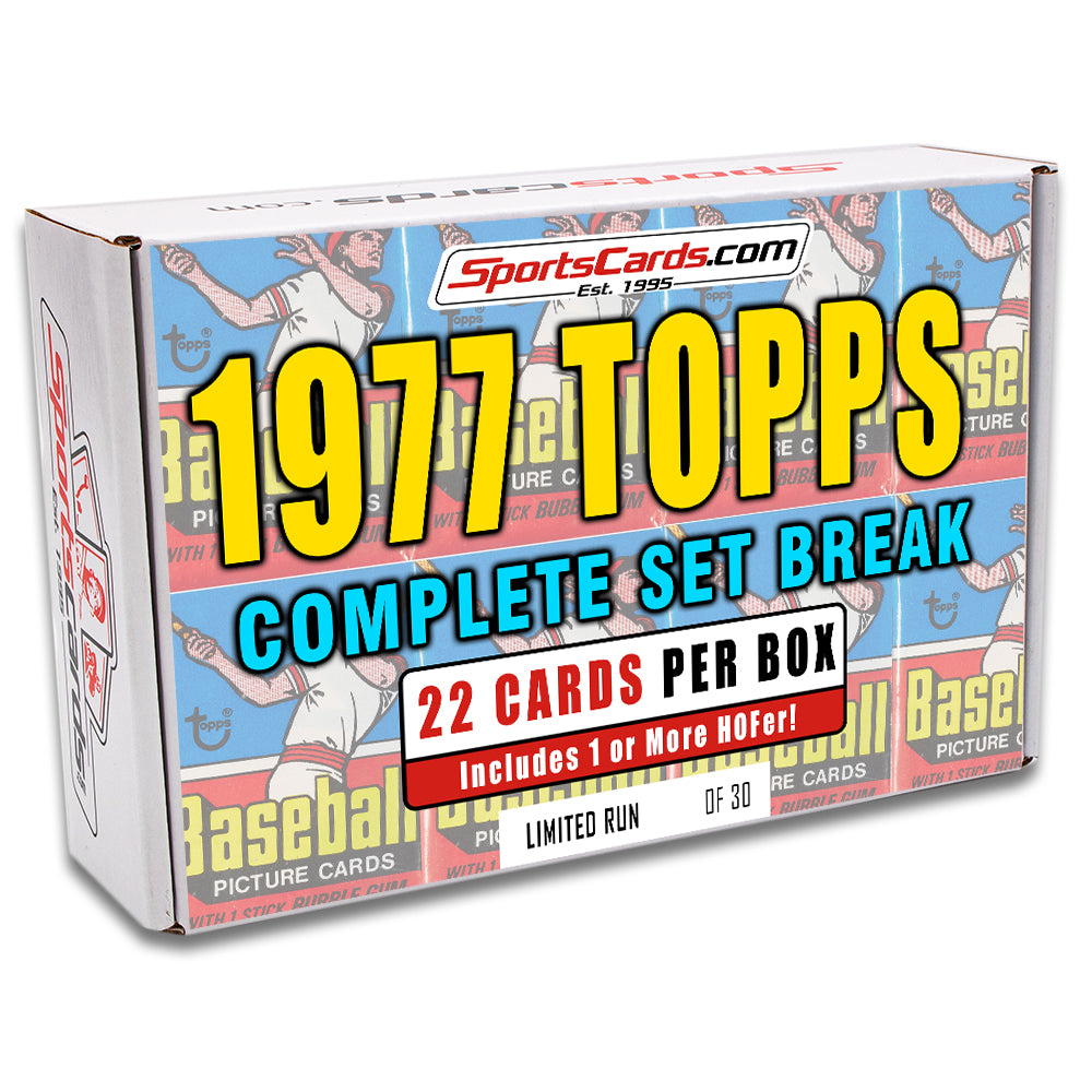 1977 TOPPS BASEBALL COMPLETE SET BREAK – 22 CARDS PER BOX! 1 OR MORE H 