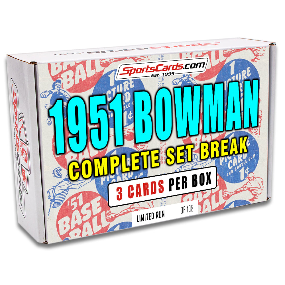 1951 BOWMAN BASEBALL COMPLETE SET BREAK - 3 CARDS PER BOX!