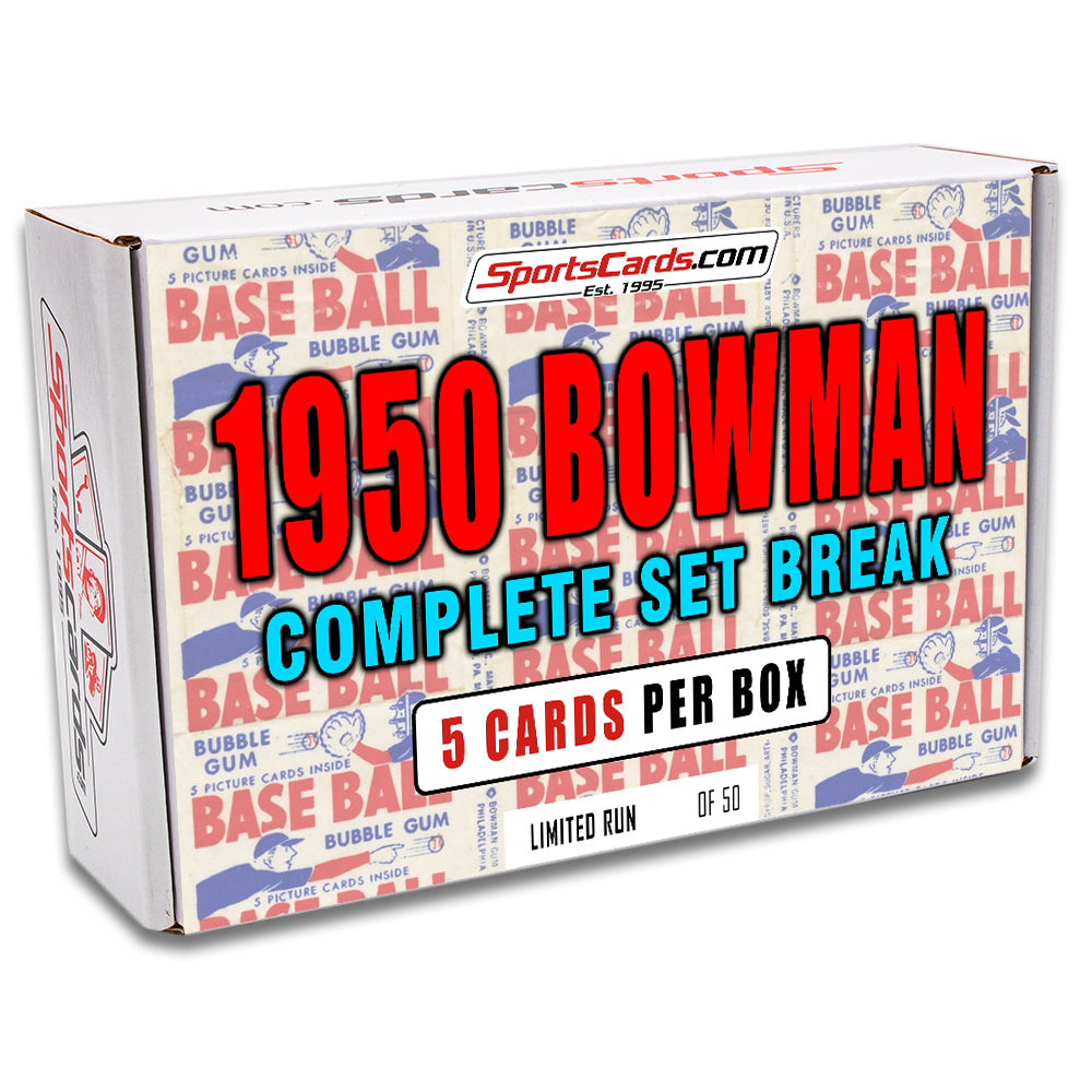 1950 BOWMAN BASEBALL COMPLETE SET BREAK - 5 CARDS PER BOX!