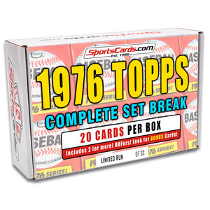 1976 Topps Baseball Complete Set (660).  Baseball Cards Sets, Lot  #42072