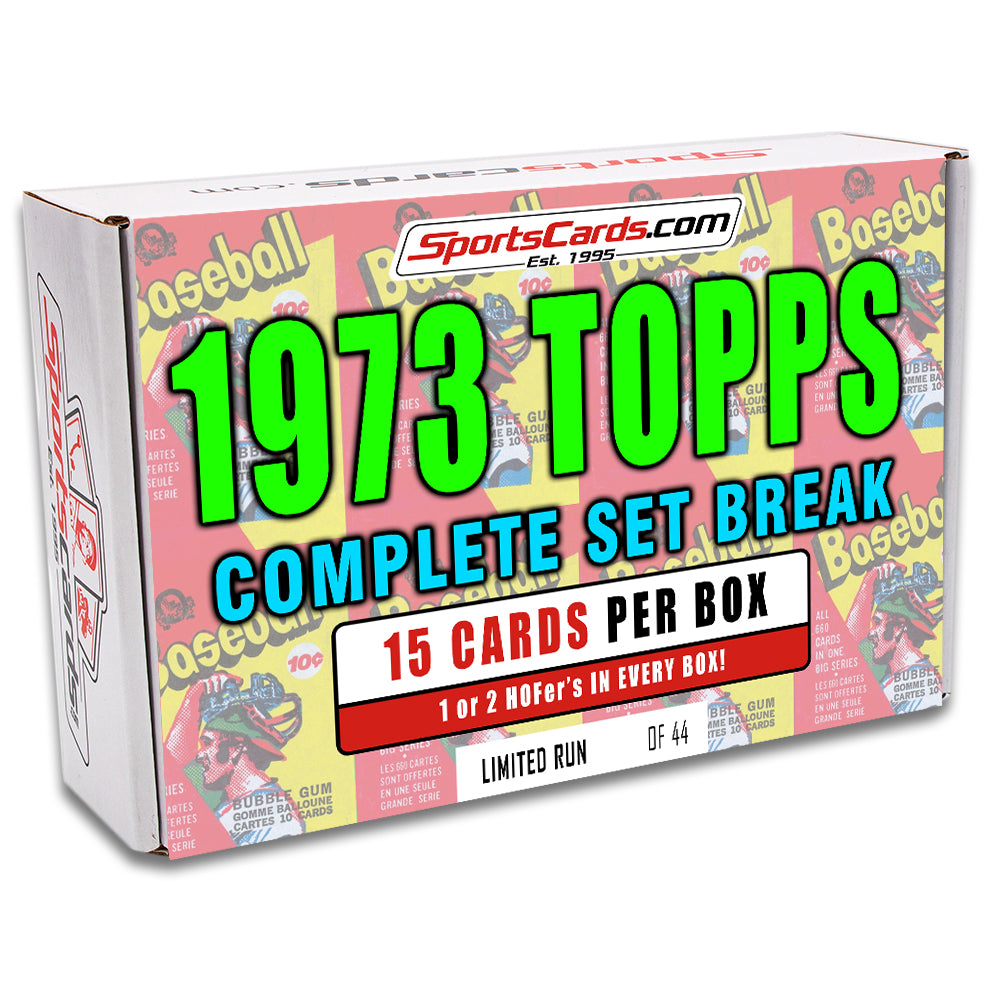 1973 TOPPS BASEBALL COMPLETE SET BREAK - 15 CARDS PER BOX! Includes 1 or 2 HOFers!