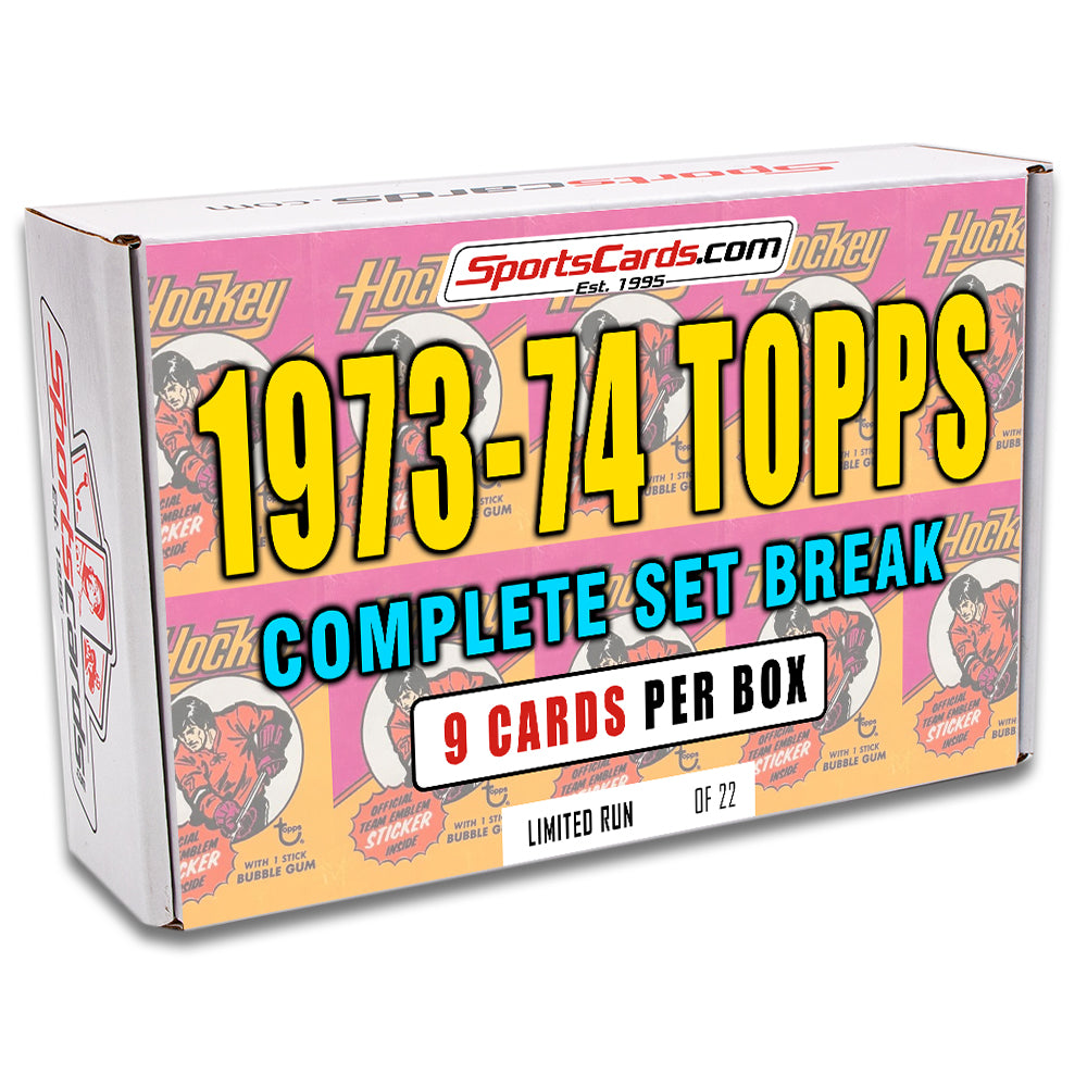 1973-74 TOPPS HOCKEY COMPLETE SET BREAK - 9 CARDS PER BOX!