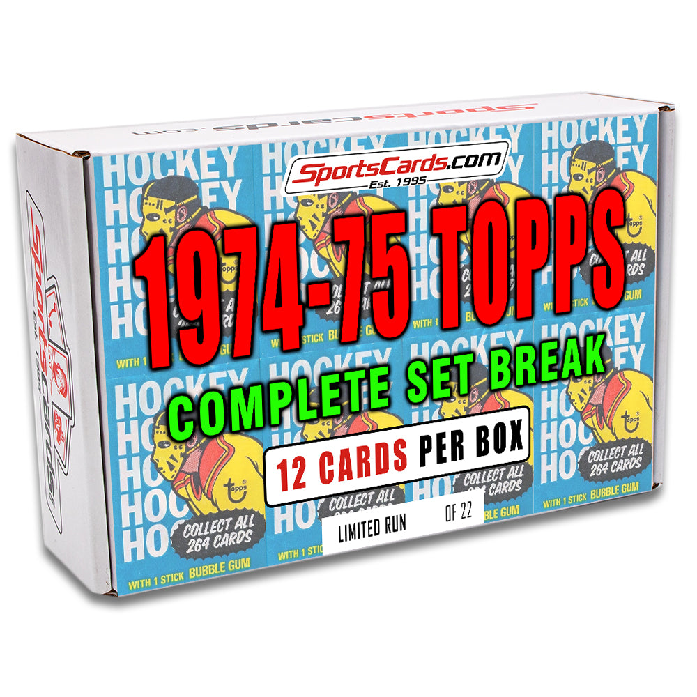 1974-75 Topps Hockey COMPLETE SET BREAK - 12 CARDS PER BOX!